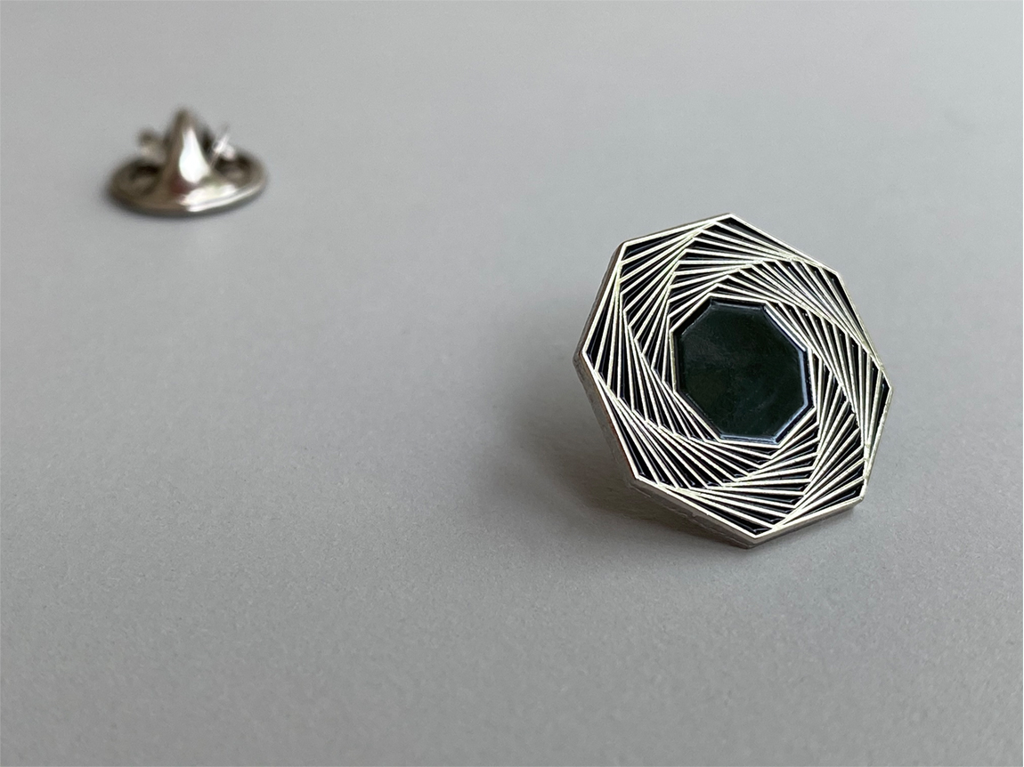 ECBG pin badge
