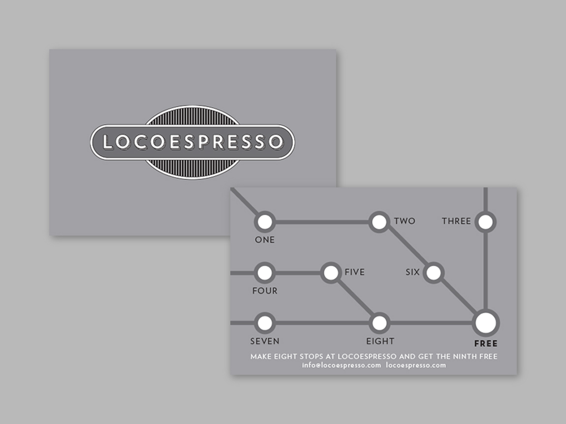 Locoespresso loyalty card