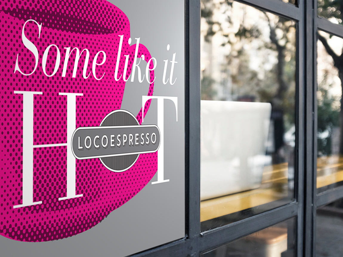 Locoespresso window graphics